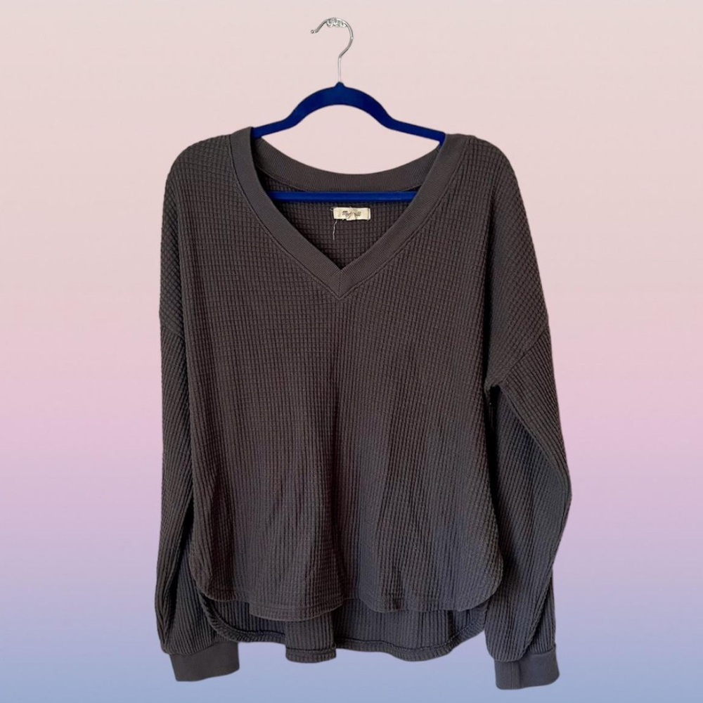 Madewell Waffle Knit Sweater